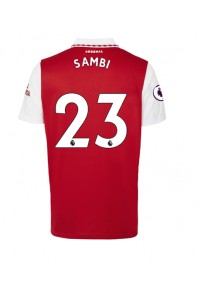Fotbalové Dres Arsenal Albert Sambi Lokonga #23 Domácí Oblečení 2022-23 Krátký Rukáv